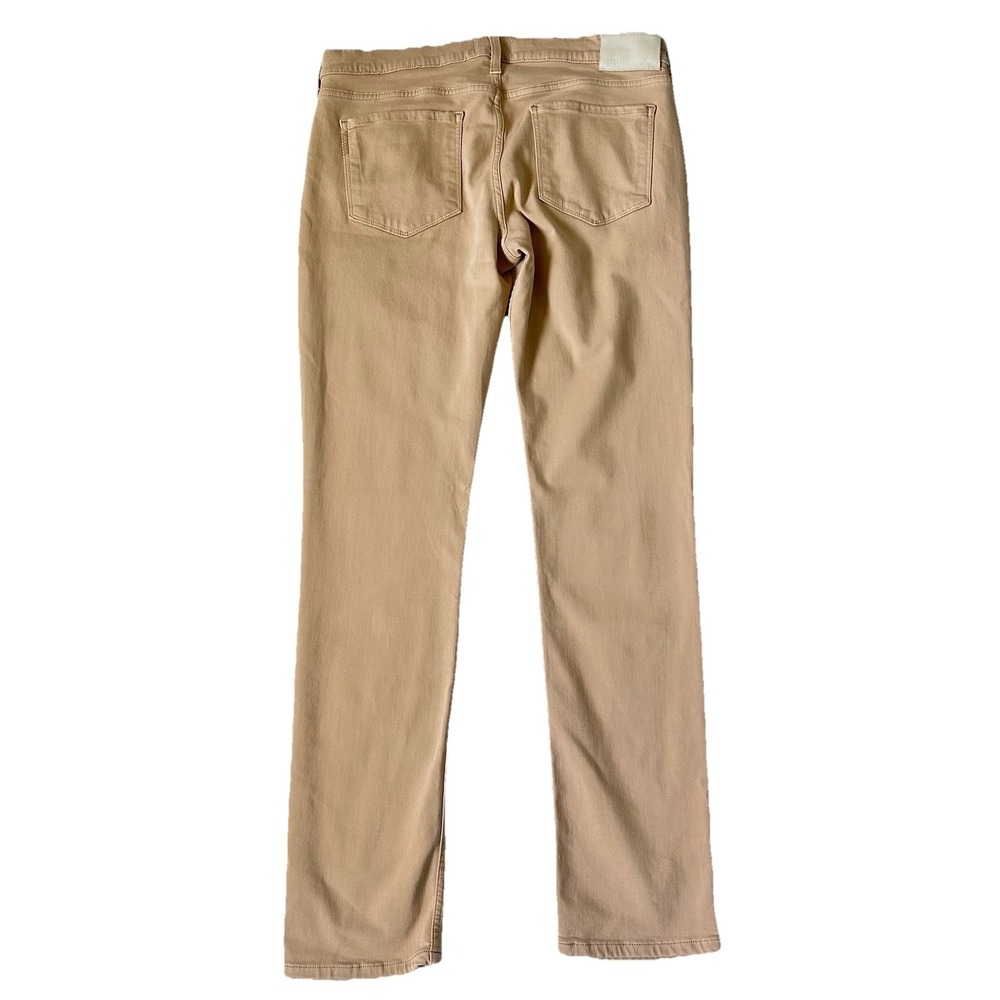 PAIGE Slim Straight Jeans in Light Khaki